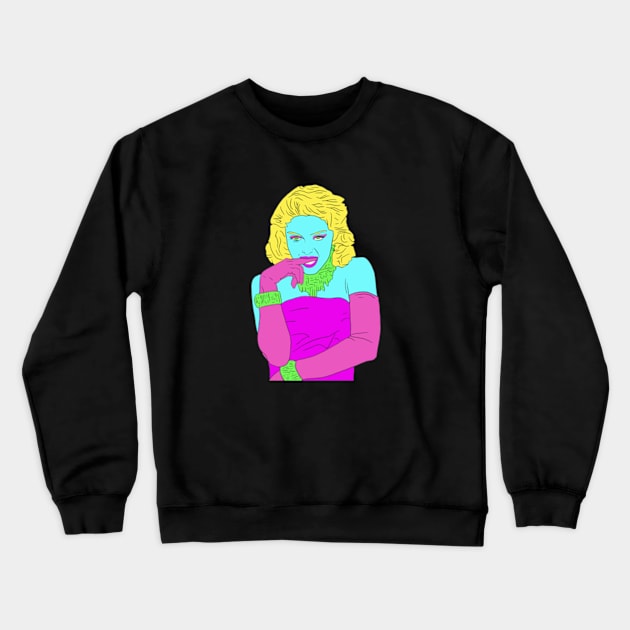 Material Girl Crewneck Sweatshirt by NickiPostsStuff